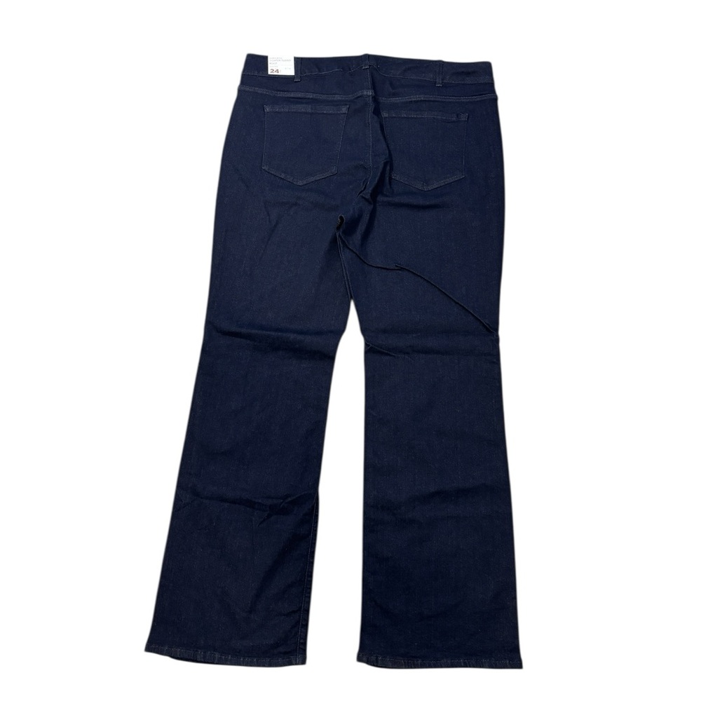 Lane Bryant Tighter Tummy Super Stretch Dark Wash Jeans - 24 LONG NWT - Picture 4 of 9